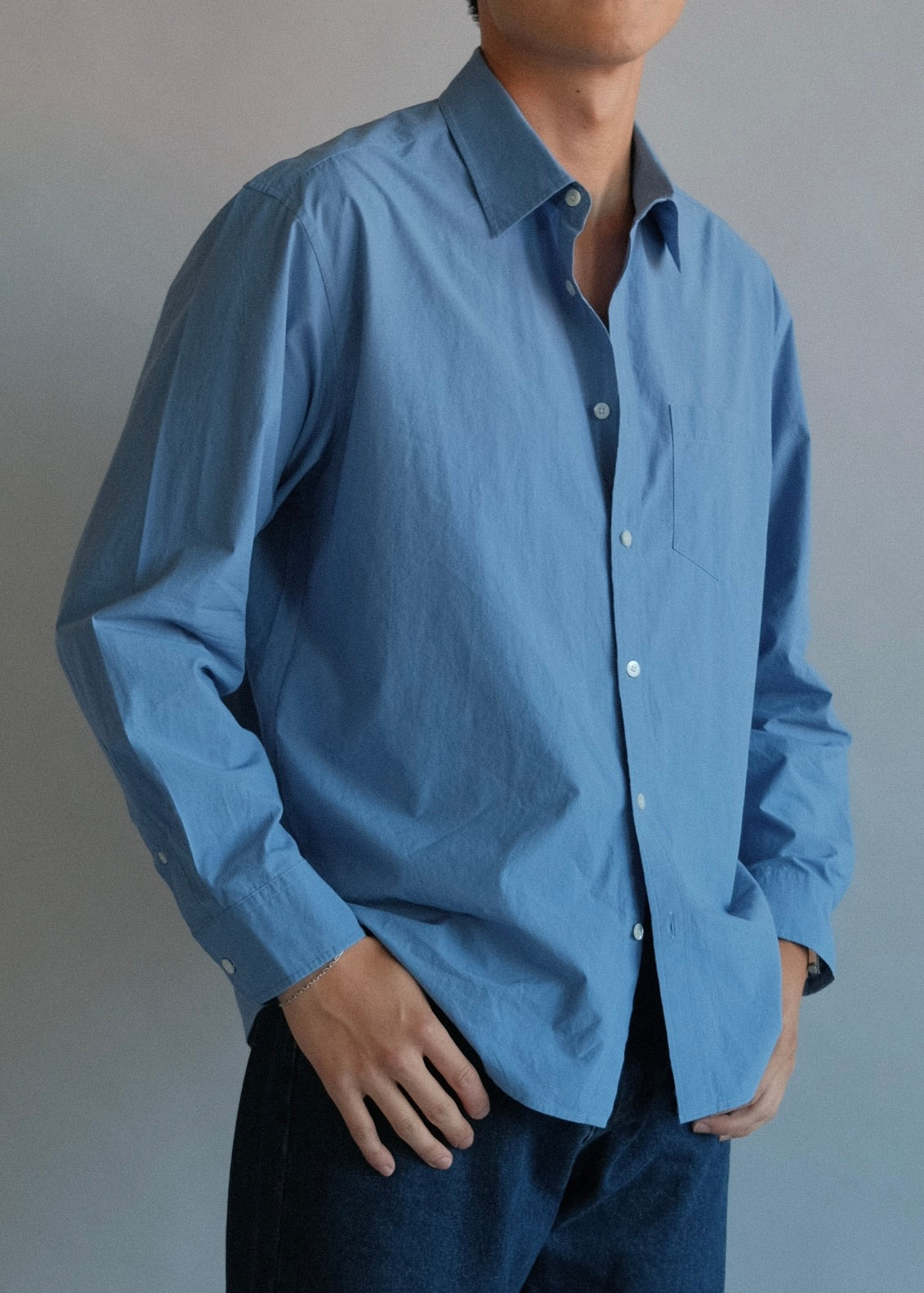Relaxed Shirt in Japanese Cotton