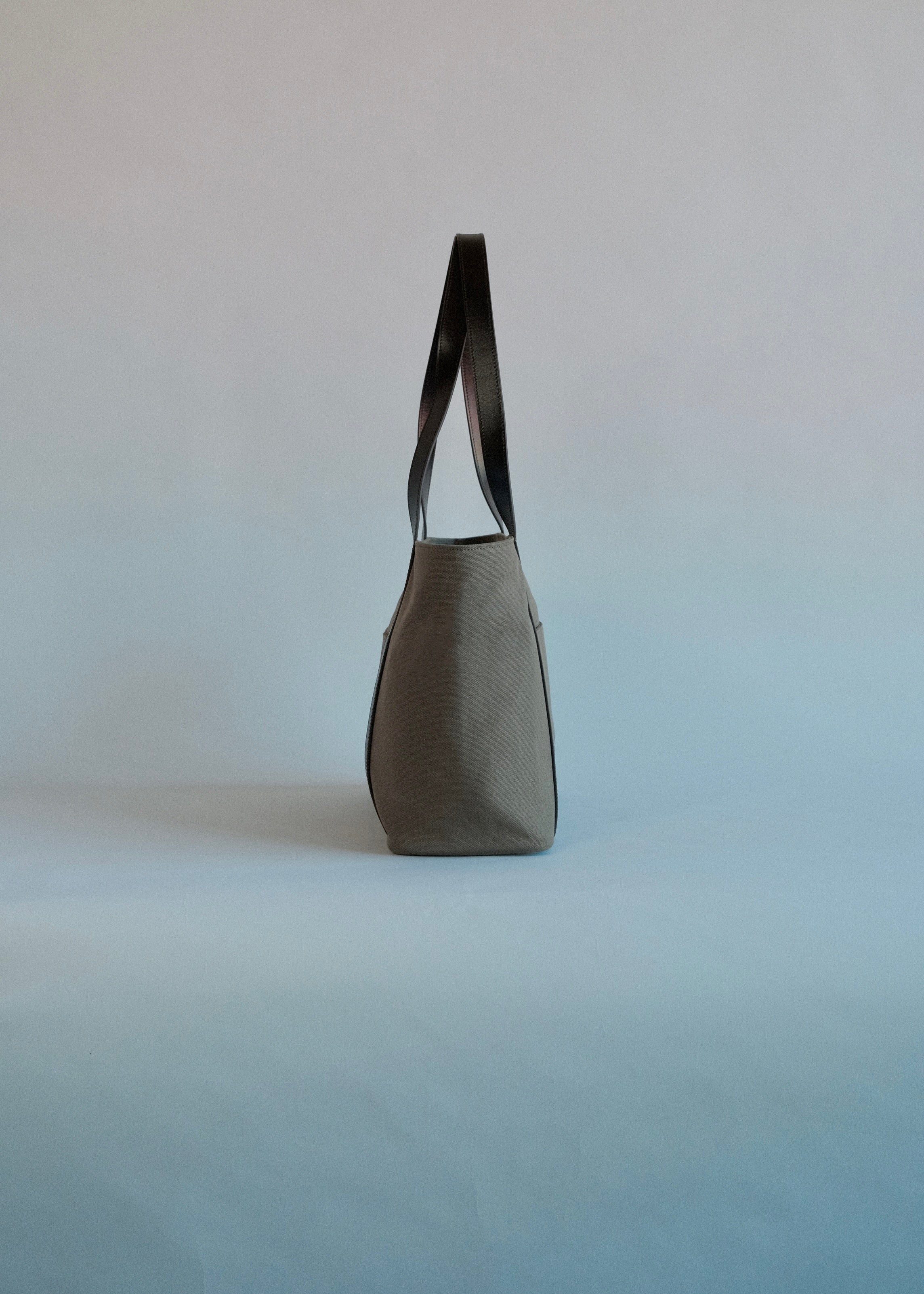 Structured Tote in Japanese Canvas