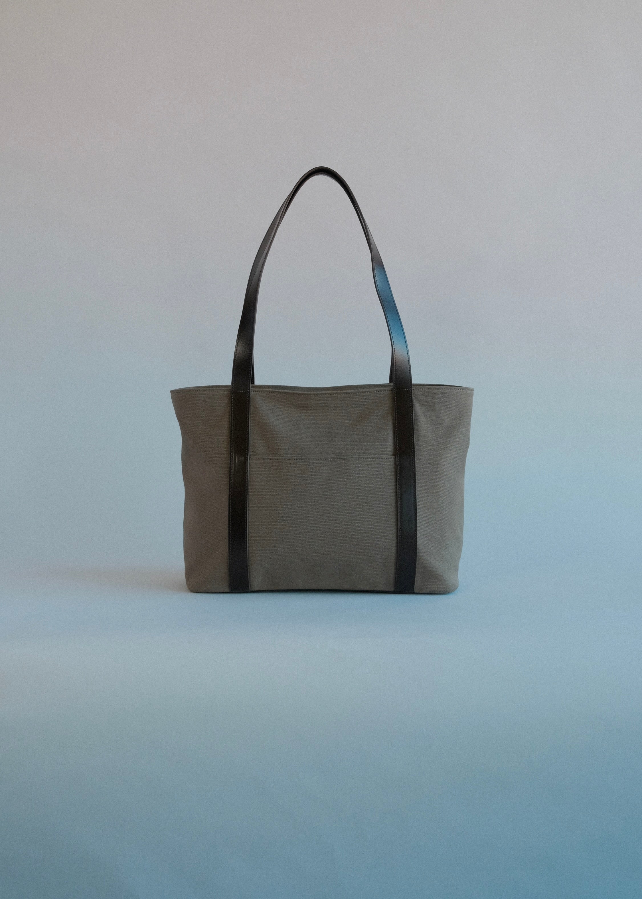 Structured Tote in Japanese Canvas